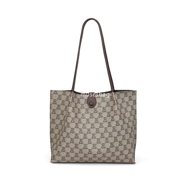 PU Designer Women's Fashion High Quality Large Capacity Shoulder Bag Retro Versatile Underarm Phone Bag Retro Simple and Multi functional Tote Ba