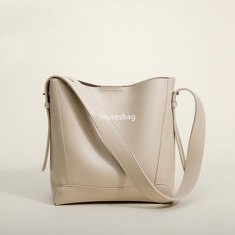 PU high-end and high-quality women's versatile shoulder bag, large capacity tote bag high-end feeling,casual bucket bag niche crossbody bag