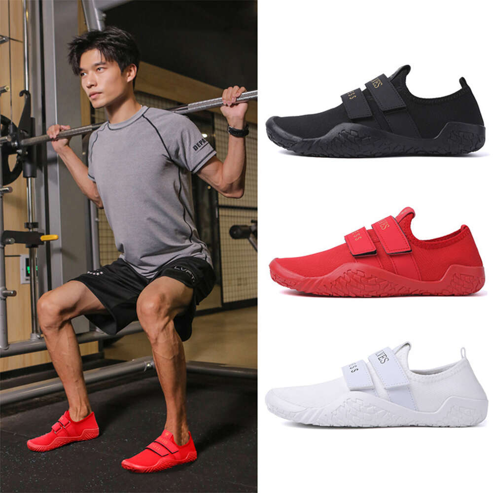 Powerlifting New Unisex Deadlift Yoga Gym Beach Sports Shoes Sumo Sole Portable Sneakers Soft Bottom Training Footwear Non Slip Ddmysaturn