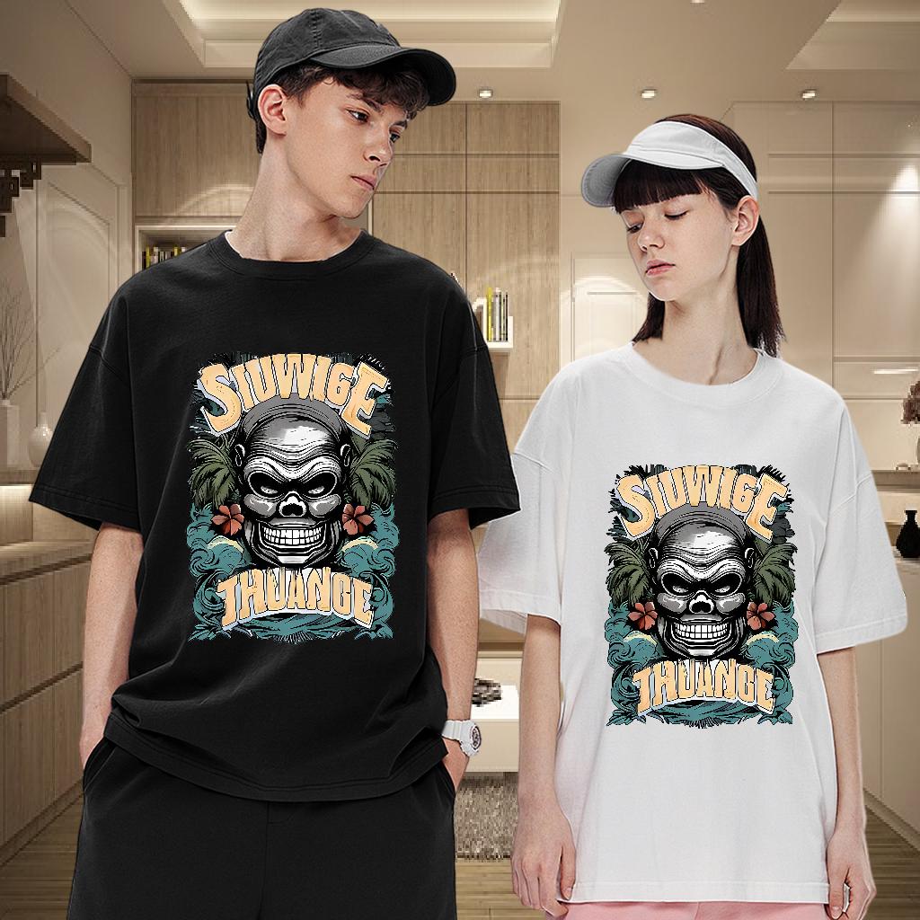 DIY Man T Shirts Oversized Mens Tshirts Street wear Hip Hop Cotton Breathable Soft Cool Design Clothes