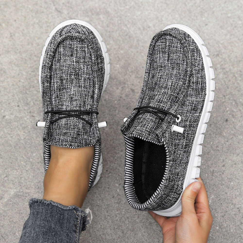 Arrival Summer New Autumn Comfortable Casual Womens Canvas Shoes For Women Brand Fashion Flat Loafers Shoe Ddmysaturn