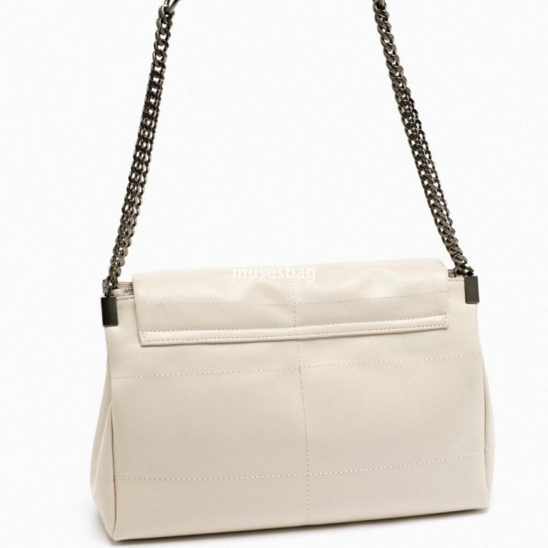 New Wandering Black Rock Style Soft Leather Versatile Chain Single Shoulder Underarm Handbag Advanced Commuter Bag e745 4