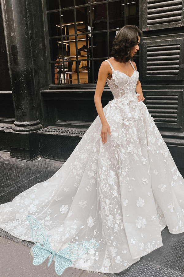 2024Boho Beach Wedding Dresses Bridal Gown With Long Sleeves Sexy Backless Sweep Train Lace Chiffon Country Garden Custom Made Plus Size Vestidos De N