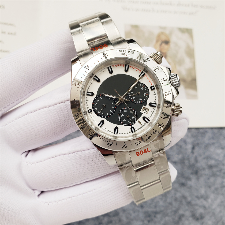 Designer Diamond Watch Sports Automatic Mechanical Movement Watch All Black Case Black dial All Stainless Steel Super Bright Watch Orologio Uomo Montre de Luxe