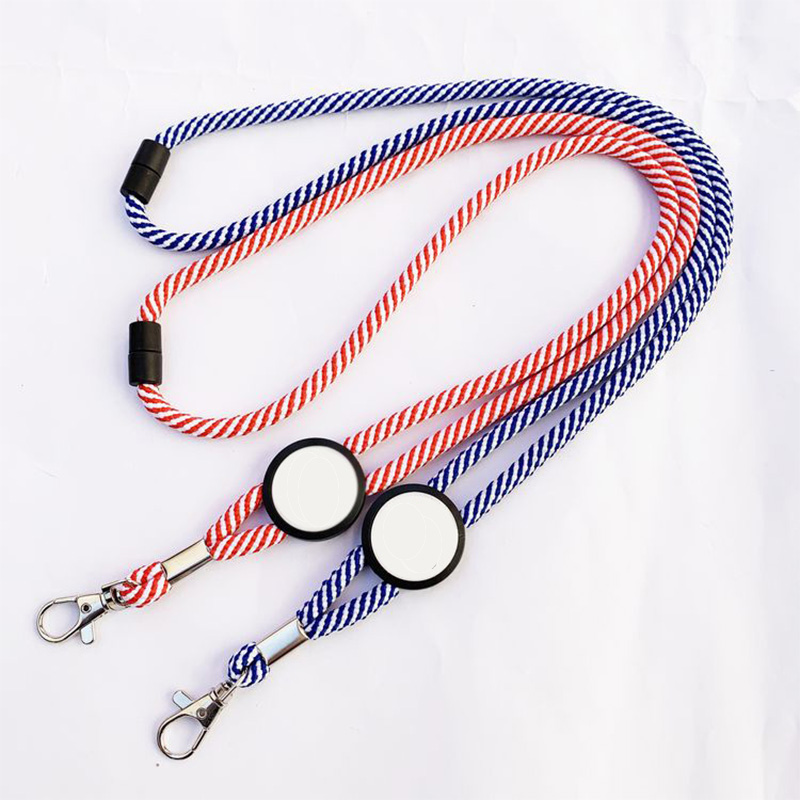 Profession Custom Factory NEW Adjustable Phone Lanyard Detachable Neck Cord Lanyard Strap Carabiner Compatible Pendant With Card For Mobile Key Fob Co