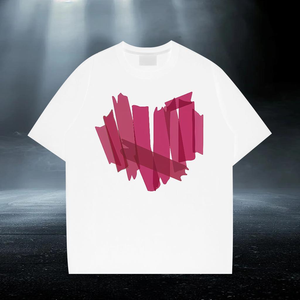 Fashion T Shirts Men Plus Size Cartoon Beach Couples T Shirts Cotton Breathable Soft Cool Design