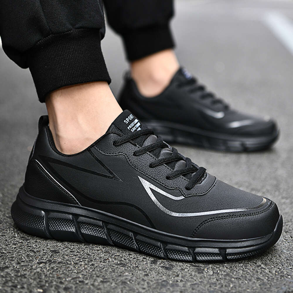 Casual Sneakers New Pu Waterproof Lightweight Walking Plus Size Footwear Zapatillas Hombre Men Shoes Ddmysaturn