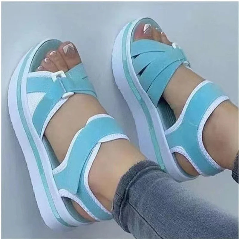 Women SandalsLightweight HeelsSandalsSummerShoes for Women Wedge Sandal with PlatformSandalias Mujer Summer Footwear Female 240528