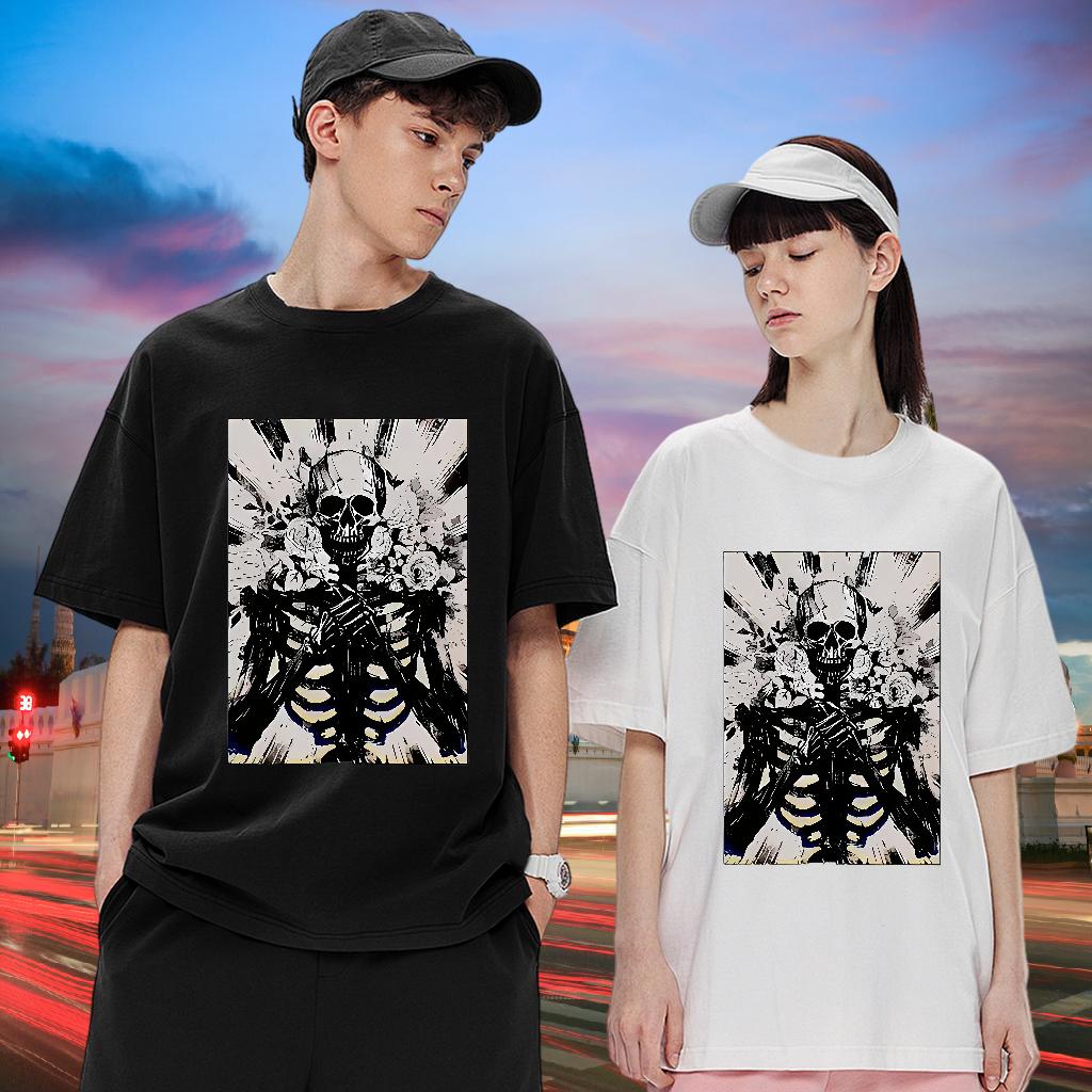 New Designer T Shirt For Man Anime Print Men Tshirts Daily Wear Cotton Breathable Short Sleeve Popular Tees