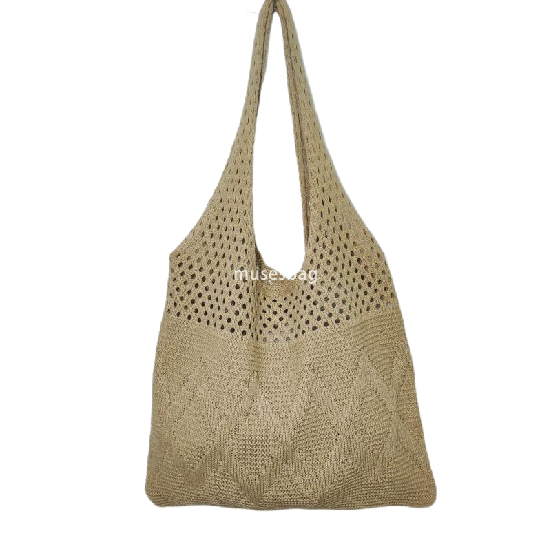 Designer Women's High Quality Casual, Practical, Simple and Versatile Knitted Bag Fashion Knitted Shoulder Bag Retro Large Capacity Classic Handb