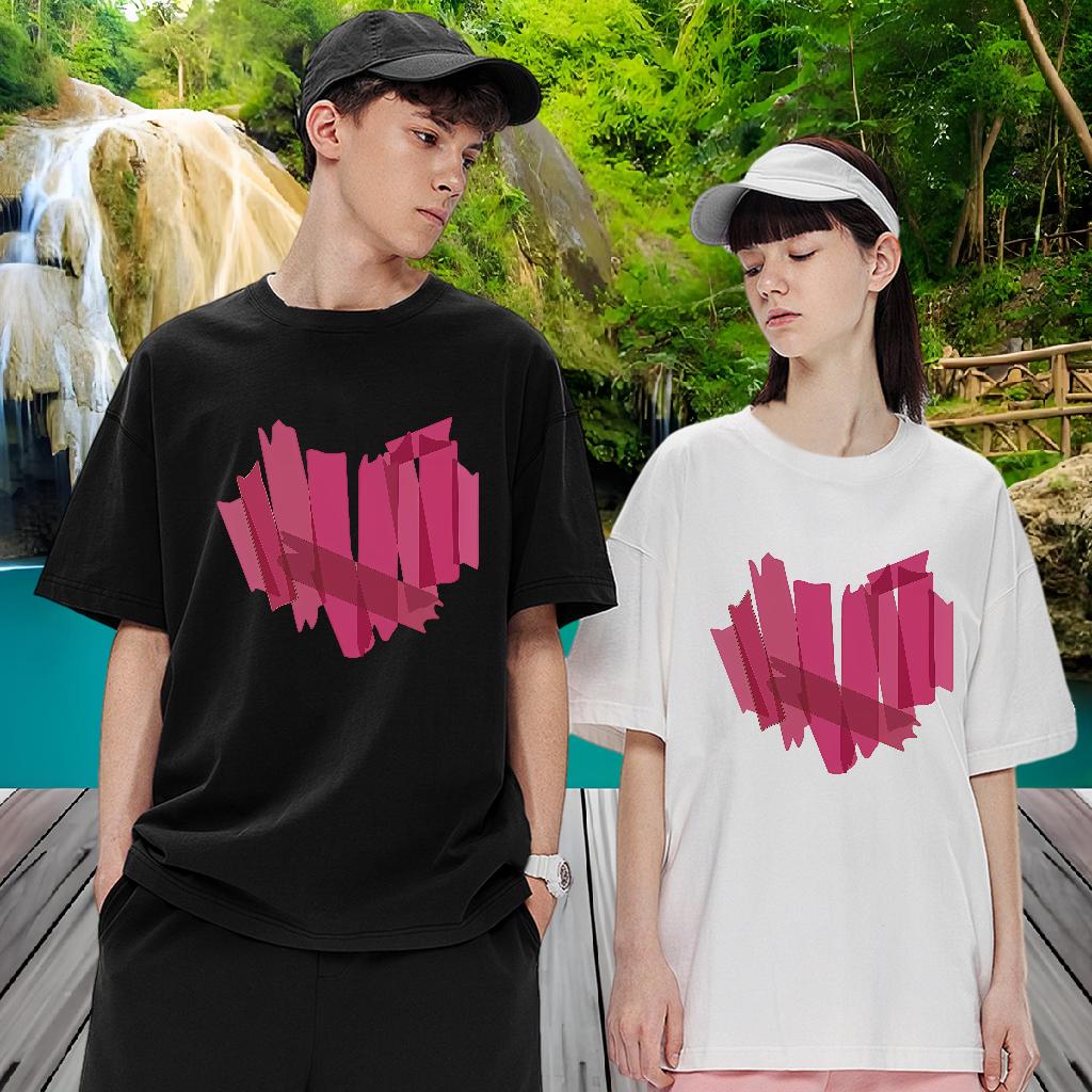 Classic Men Clothes T-Shirt Breathable Crew Neck Daily Wear T-Shirts Custom Cartoon 2024 DIY Tees Shirts