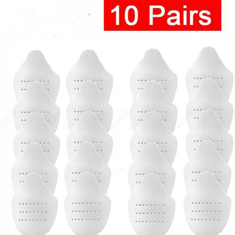 Sport shoe creases protector shoe accessories Shoe Toe Protectors Anti-Wrinkle unisex black and white colors