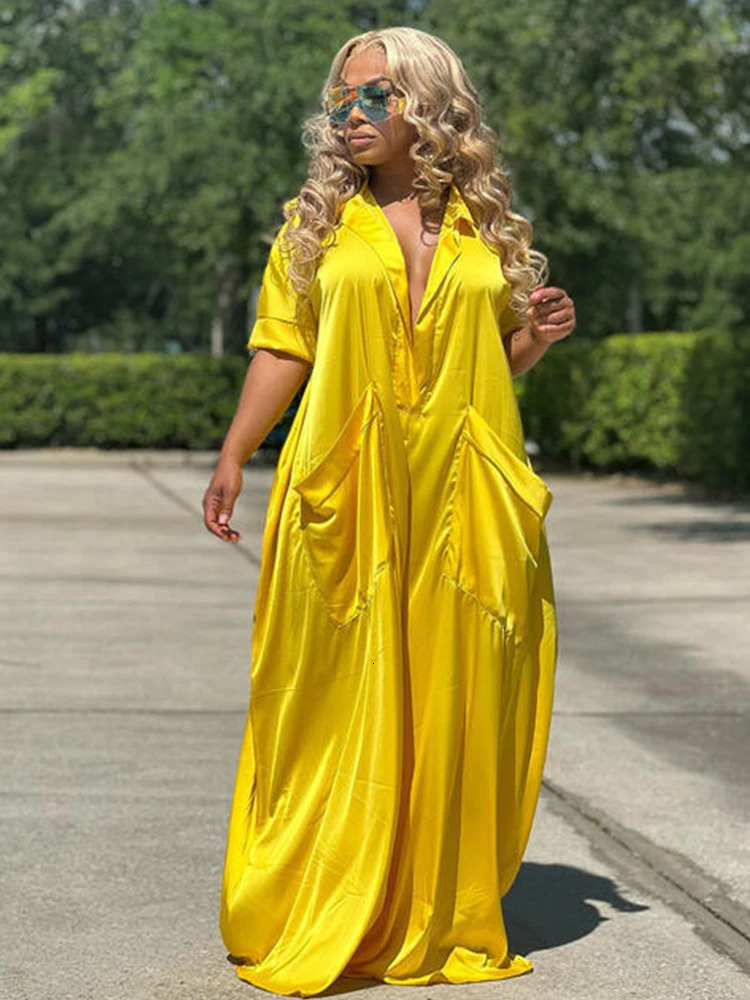 Jumpsuit Women Summer Streetwear Short Sleeve Loose Solid Casual Jumpsuits Fashion Satin Jumpsuit Wholesale Bulk Drop 240601