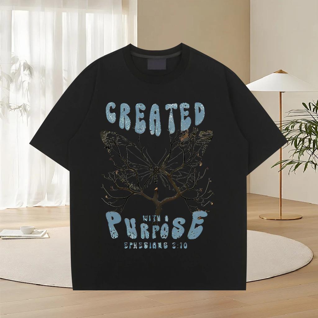 Fashion Design T Shirt For Man Custom Cartoon High Street Hip Hop Couples T Shirts Breathable Crew Neck Comfortable