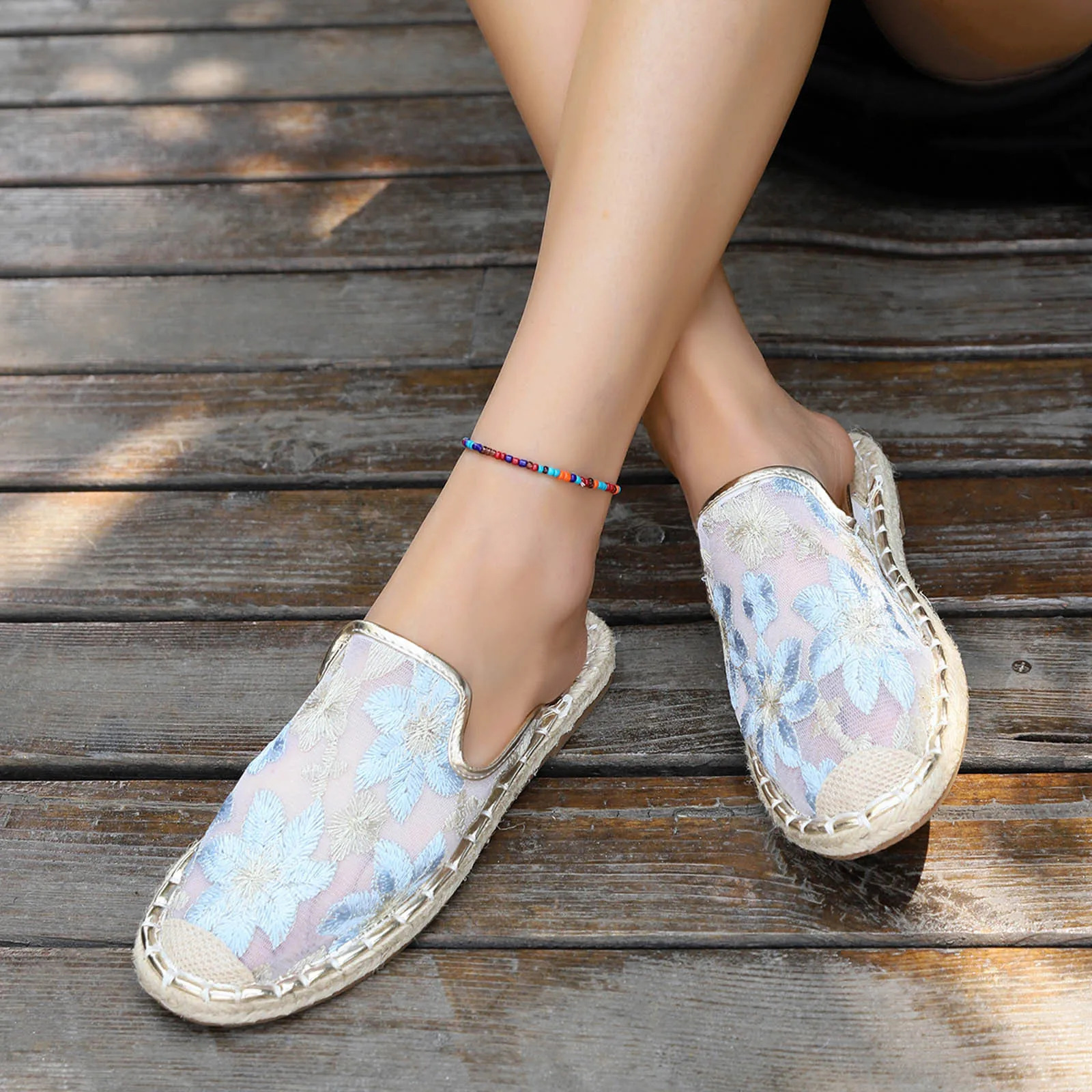 Breathable fisherman summer womens shoes flat bottomed casual shoes platform sports shoes womens shoes 240605