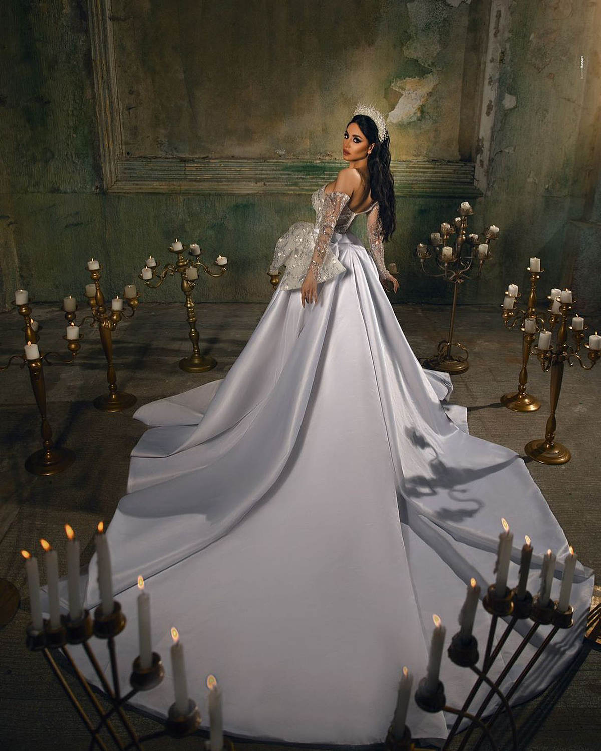 Vintage Mermaid Wedding Dresses Sequins Tulle Sweetheart Detachable Train Satin Court Gown Pleat Custom Made Plus Size Bridal Gown Vestidos De Novia