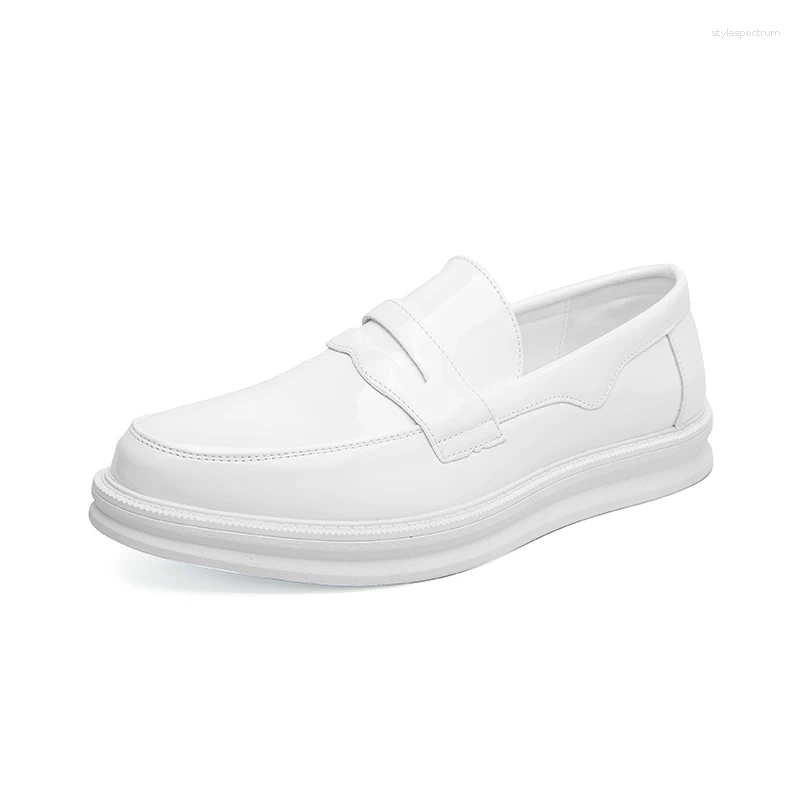 Casual Shoes Men's Formal Loafers Size 38-45 Comfortable Men Dress Fashion White For Tassel Wedding Footwear