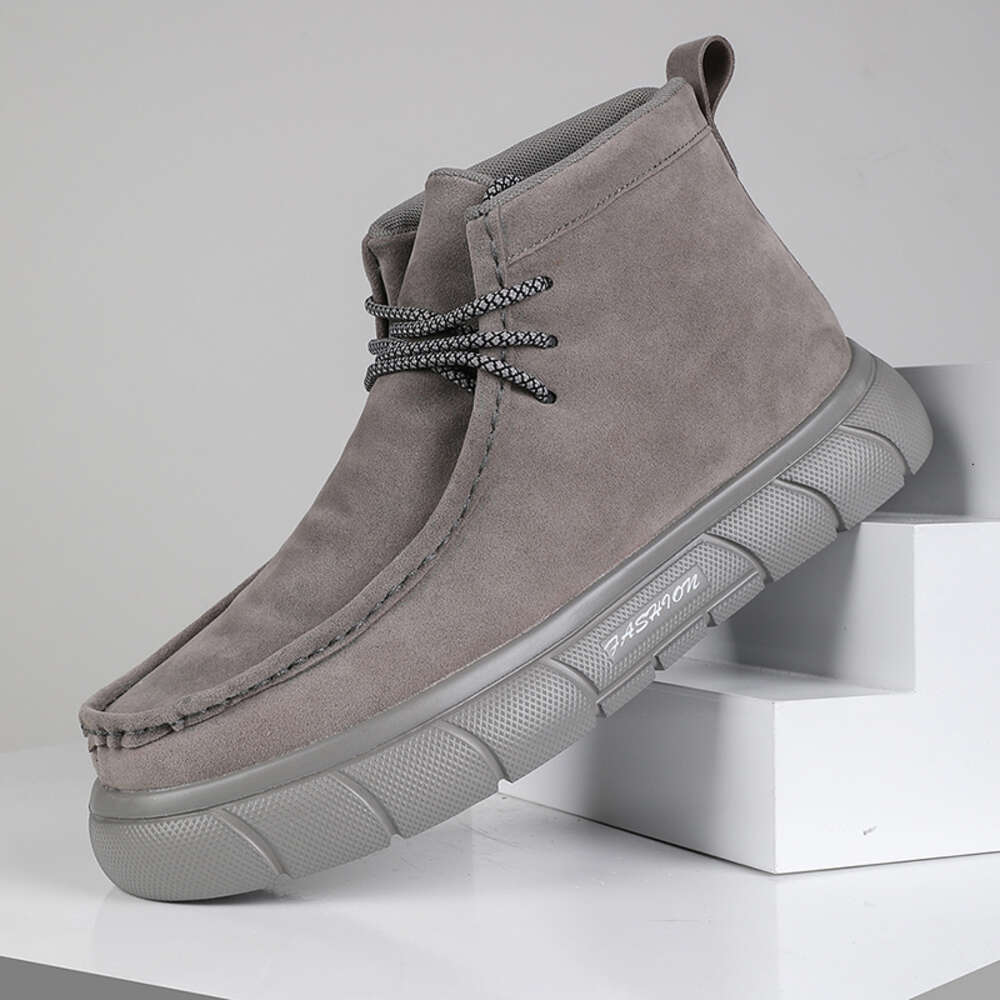 S Corduroy Men Mid Calf Boots Lightweight Casual Fashionable Choice For Spring And Autumn Seasons Men Shoes Ddmysaturn