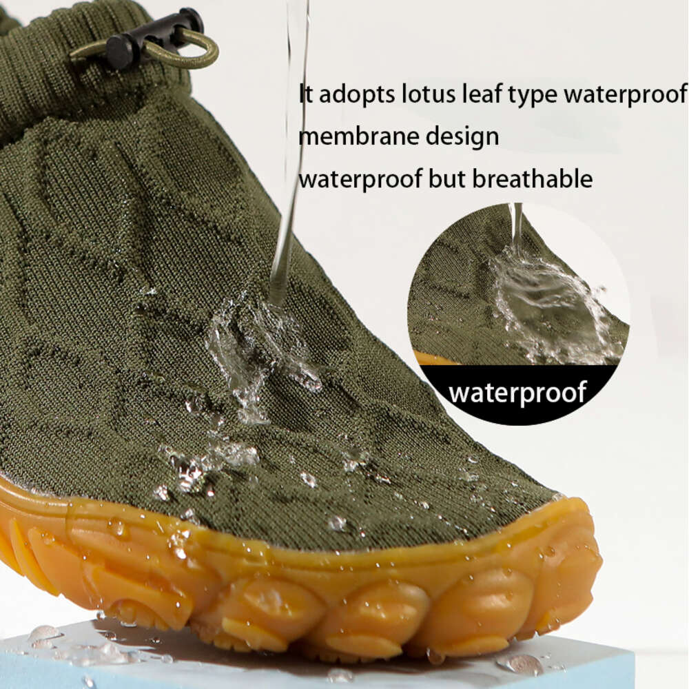 Barefoot Hiking Waterproof Men Shoes Breathable Women Sneakers Non Slip Wear Resistant Couple Outdoor Work Walking Shoes Ddmysaturn