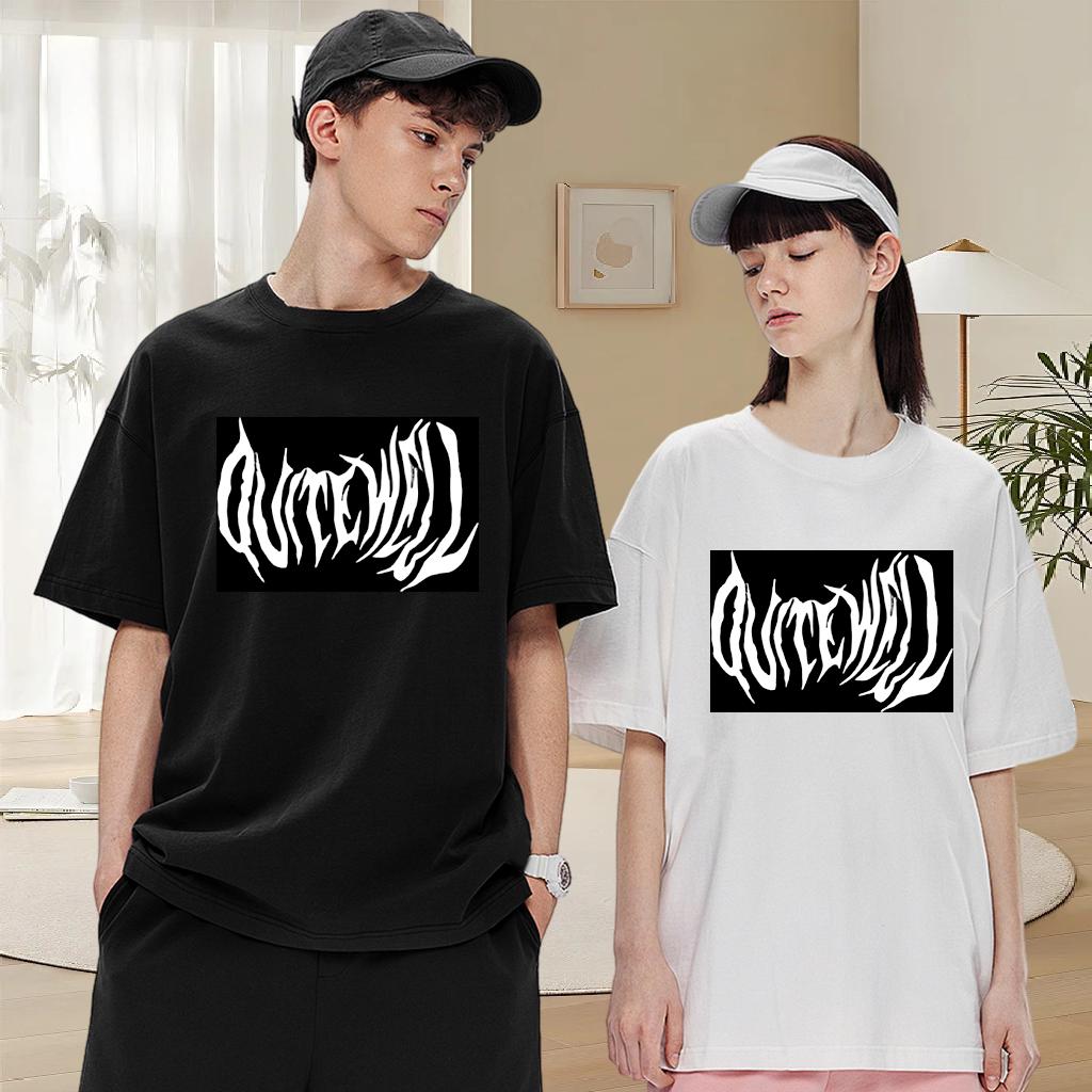 Loose Fit T-Shirts Daily Outfit Breathable Crew Neck Men Clothes T-Shirt Custom Floral Print Tops Shirt