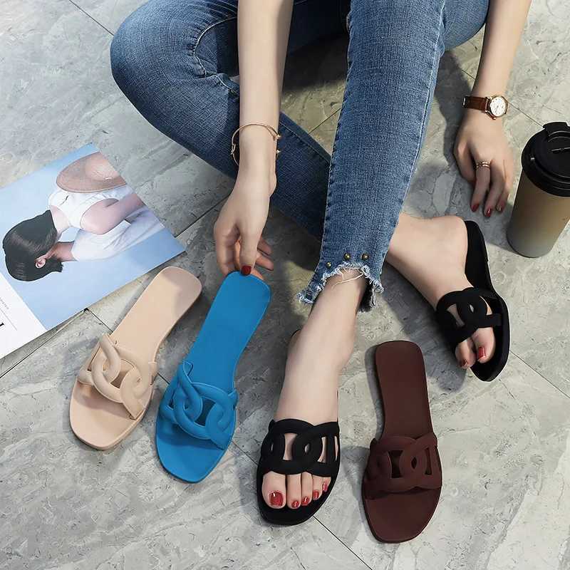 2024 Slippers Summer New Outwear Home Korean casual flip p fashion womens trendy shoes Womens SandalsL464