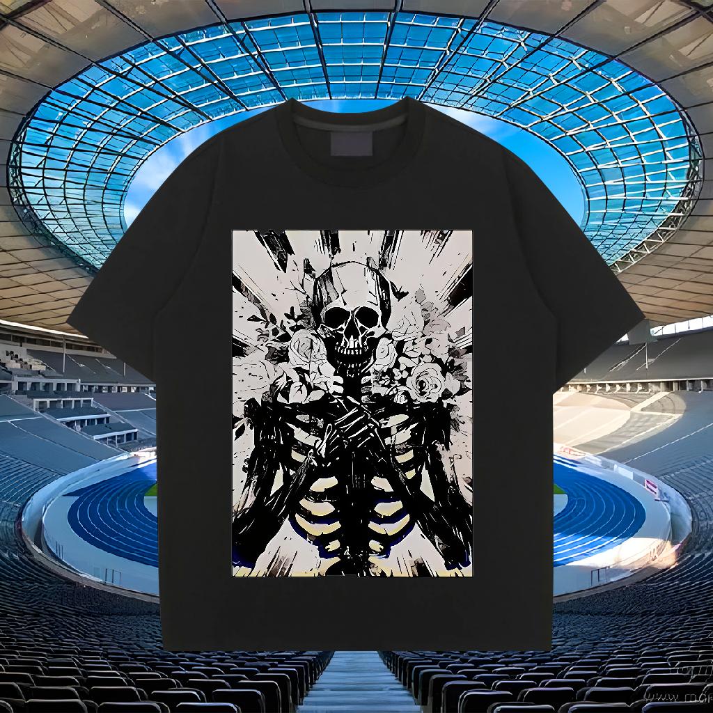 Comfortable Man T Shirts Casual Cotton Breathable Short Sleeve Men Clothes T-Shirt 2024 Designer Anime Tops Tees