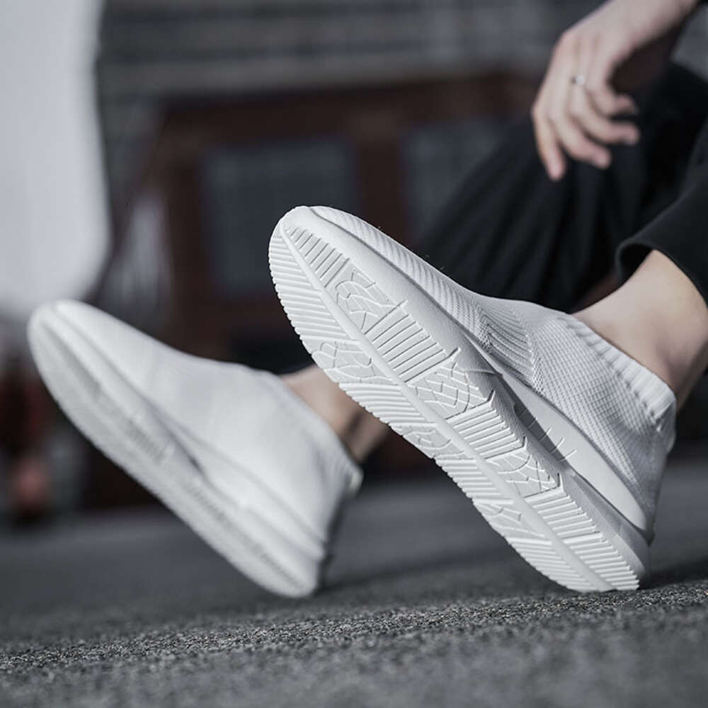 All Casual Fashionable Matching Sneakers Men S Flying Woven Breathable Mesh Cloth Shoes Ddmysaturn