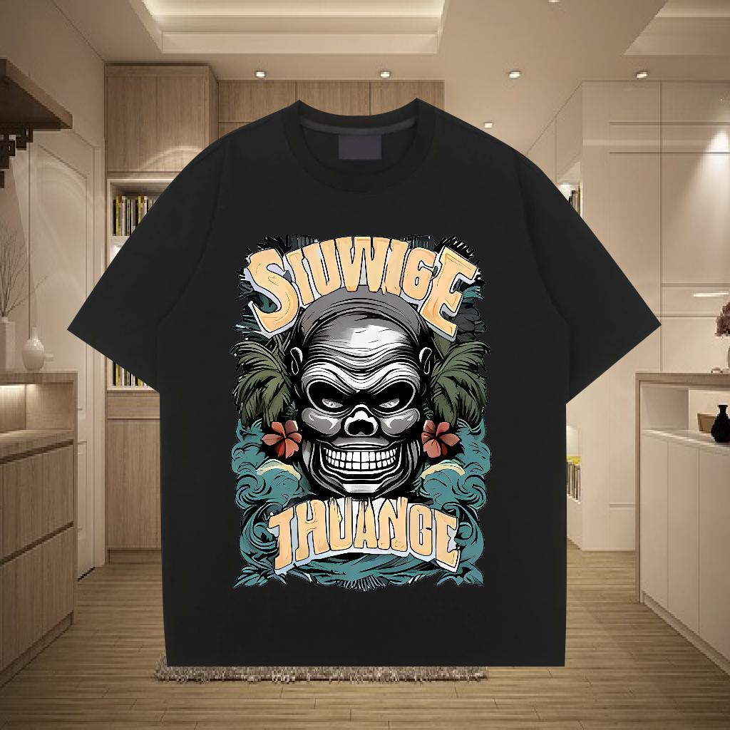 DIY Man T Shirts Oversized Mens Tshirts Street wear Hip Hop Cotton Breathable Soft Cool Design Clothes