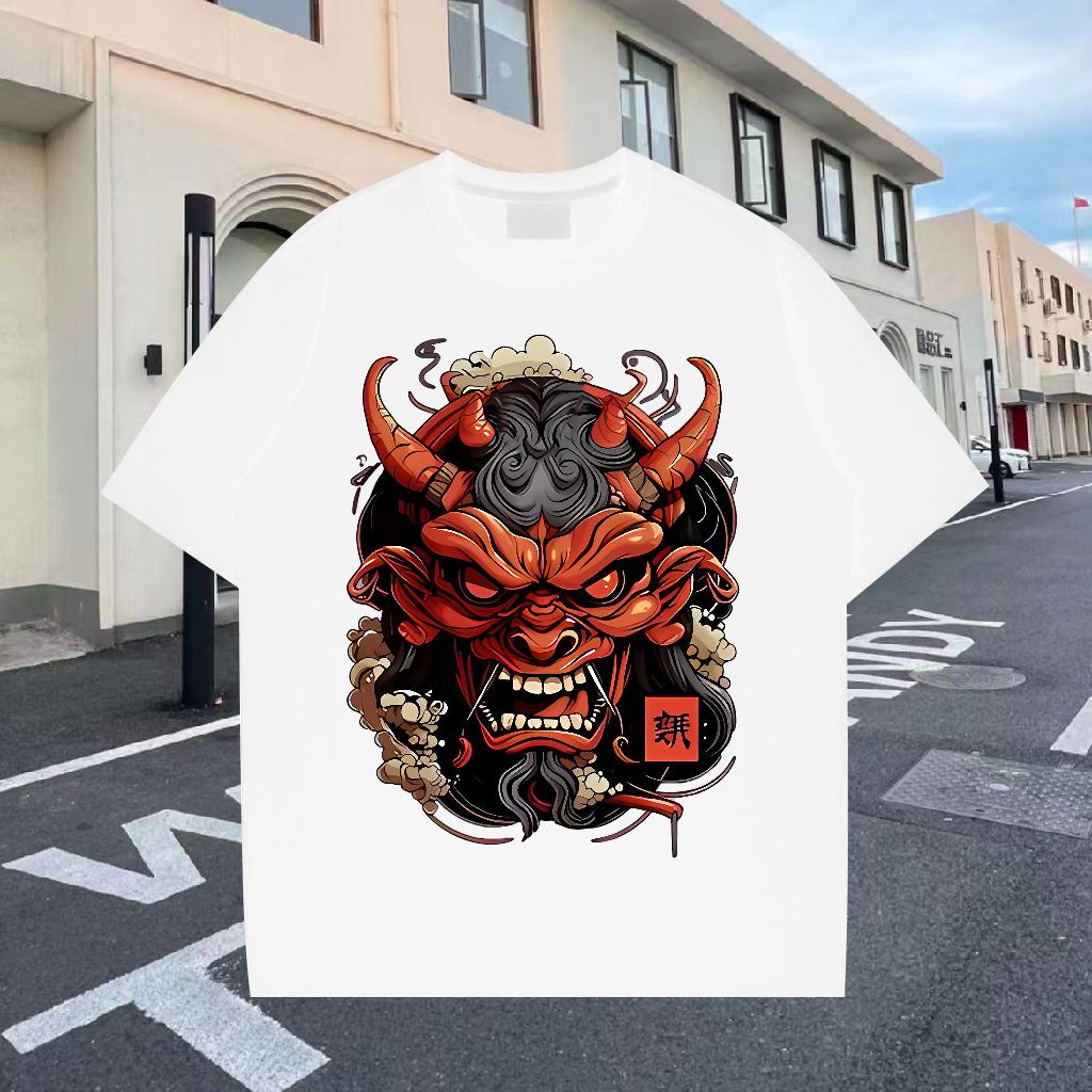 Fashion T Shirts Men DIY Anime Couples T Shirts Street Wear Crew Neck Cotton 5A Tee Shirt