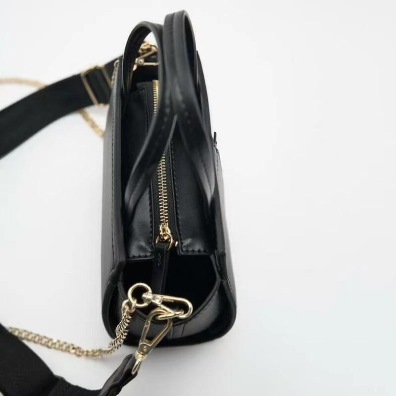 New high-end single shoulder bag niche khaki green mini city leisure handbag gentle and cute lock buckle crossbody bag