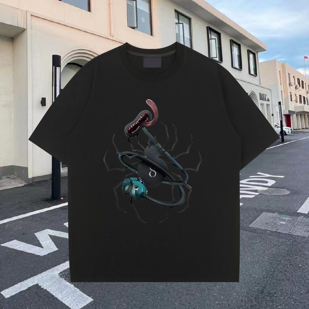 Fashion Designer T Shirt For Man Oversized S-3XL Hip Hop Tshirt for Man Woman Cotton Breathable Short Sleeve Loose Fit