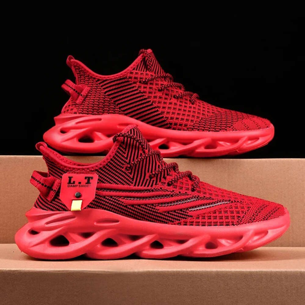 Ddmysports Black Running Jogging Casual Sneakers White Outdoor Breathable Mesh Men Light Shock Absorption Sports Shoes OUTDOOR