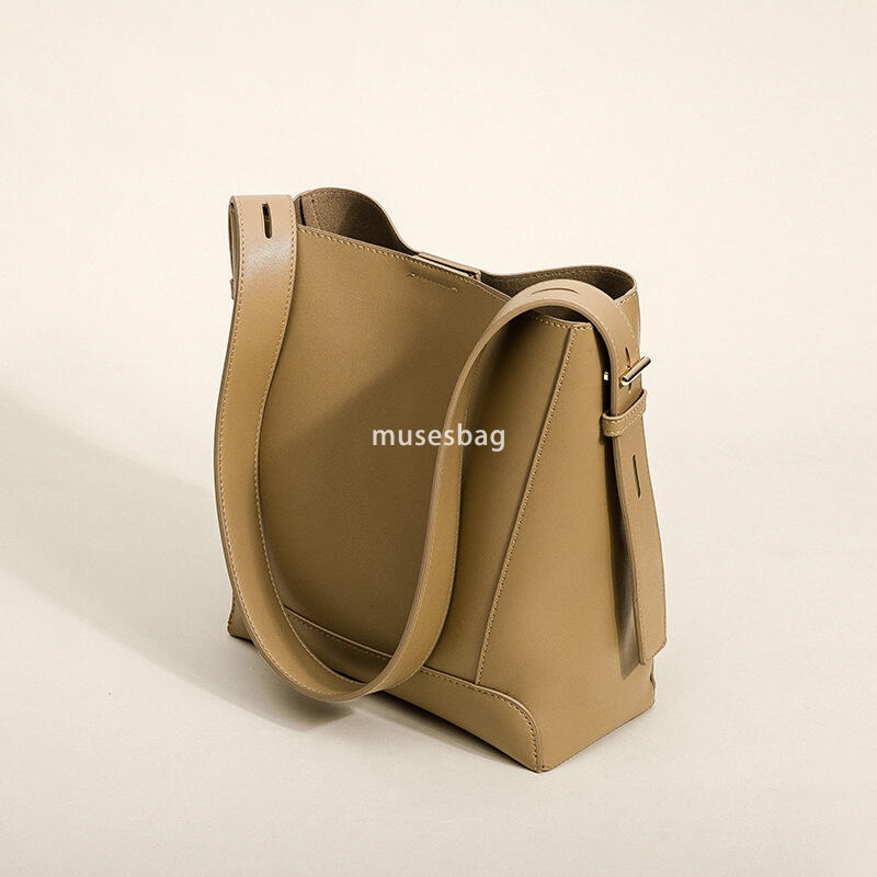 PU high-end and high-quality women's versatile shoulder bag, large capacity tote bag high-end feeling,casual bucket bag niche crossbody bag