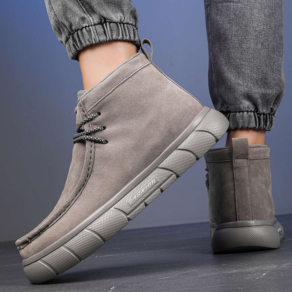 S Corduroy Men Mid Calf Boots Lightweight Casual Fashionable Choice For Spring And Autumn Seasons Men Shoes Ddmysaturn