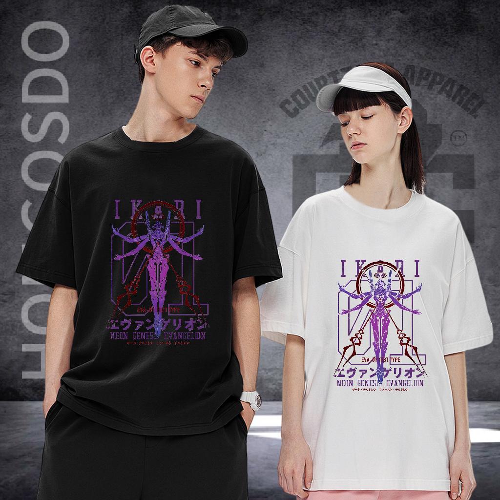 Fashion Casual T Shirt For Man Crew Neck Cotton Breathable Casual Beach Men Tops Tees Anime Popular Polos