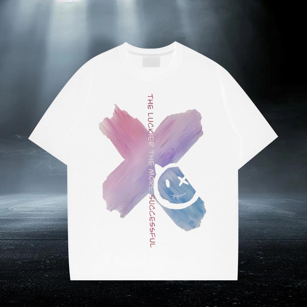 Loose Fit Man T Shirts Hip Hop Street Short sleeve Cotton Soft Tshirt for Man Woman Fashion Designer Customized Print Tops