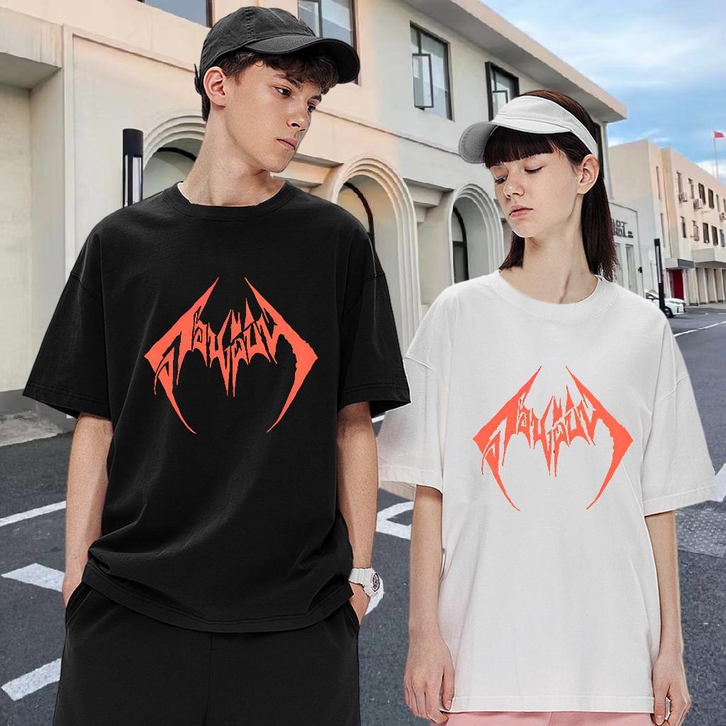 Popular T-Shirts High Street Hip Hop Cotton O Neck Short Sleeves Men Tshirts Classic Oversized Tees