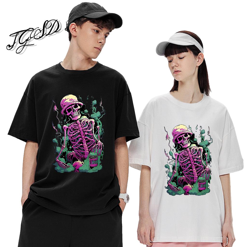 Classic Casual T Shirts Men Round Neck Short Sleeve Daily Outfit Tshirt for Man Woman Anime Print Cool Wear