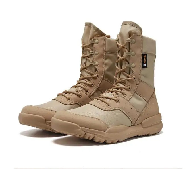 High quality special forces tactical boots desert combat mens boots outdoor hiking boots light tactical boots large size 49 240605
