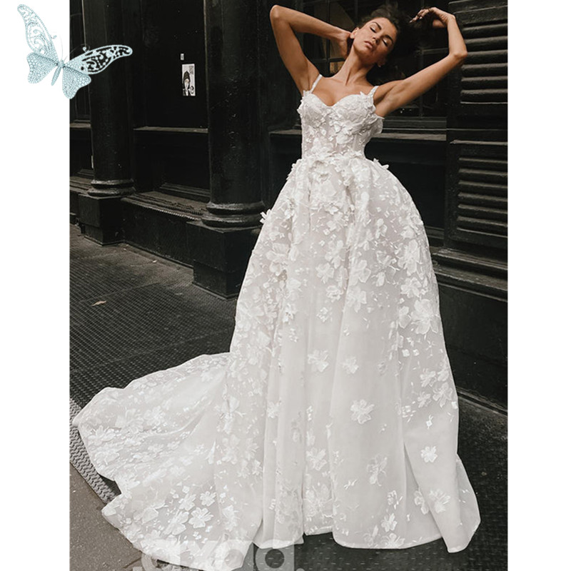 2024Boho Beach Wedding Dresses Bridal Gown With Long Sleeves Sexy Backless Sweep Train Lace Chiffon Country Garden Custom Made Plus Size Vestidos De N