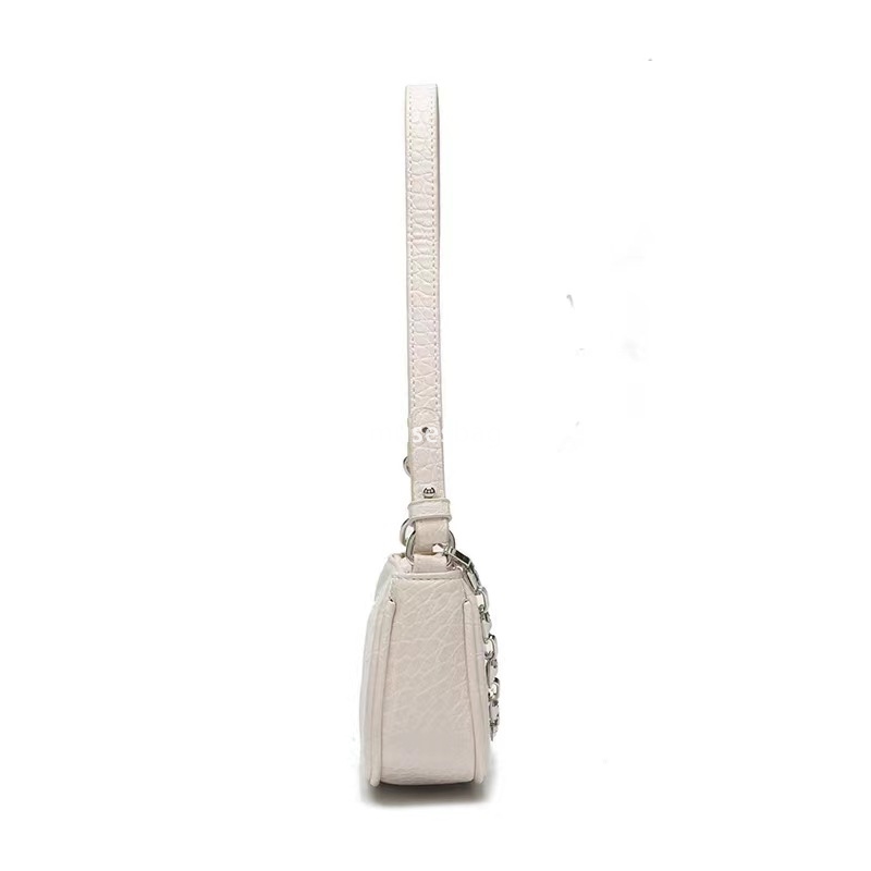 New Fashion Underarm Law Stick Chain Shoulder Bag Handheld Crocodile Pattern Small Crossbody Bag Versatile Commuting Shoulder Bag