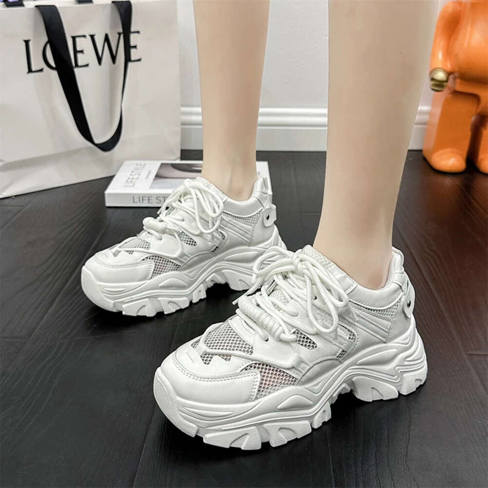 Ddmytiger Ddmytiger New Spring Women S Running Shoes Dad Style With Thick Sole Versatile Street Shooting Sports Ins Sneakers