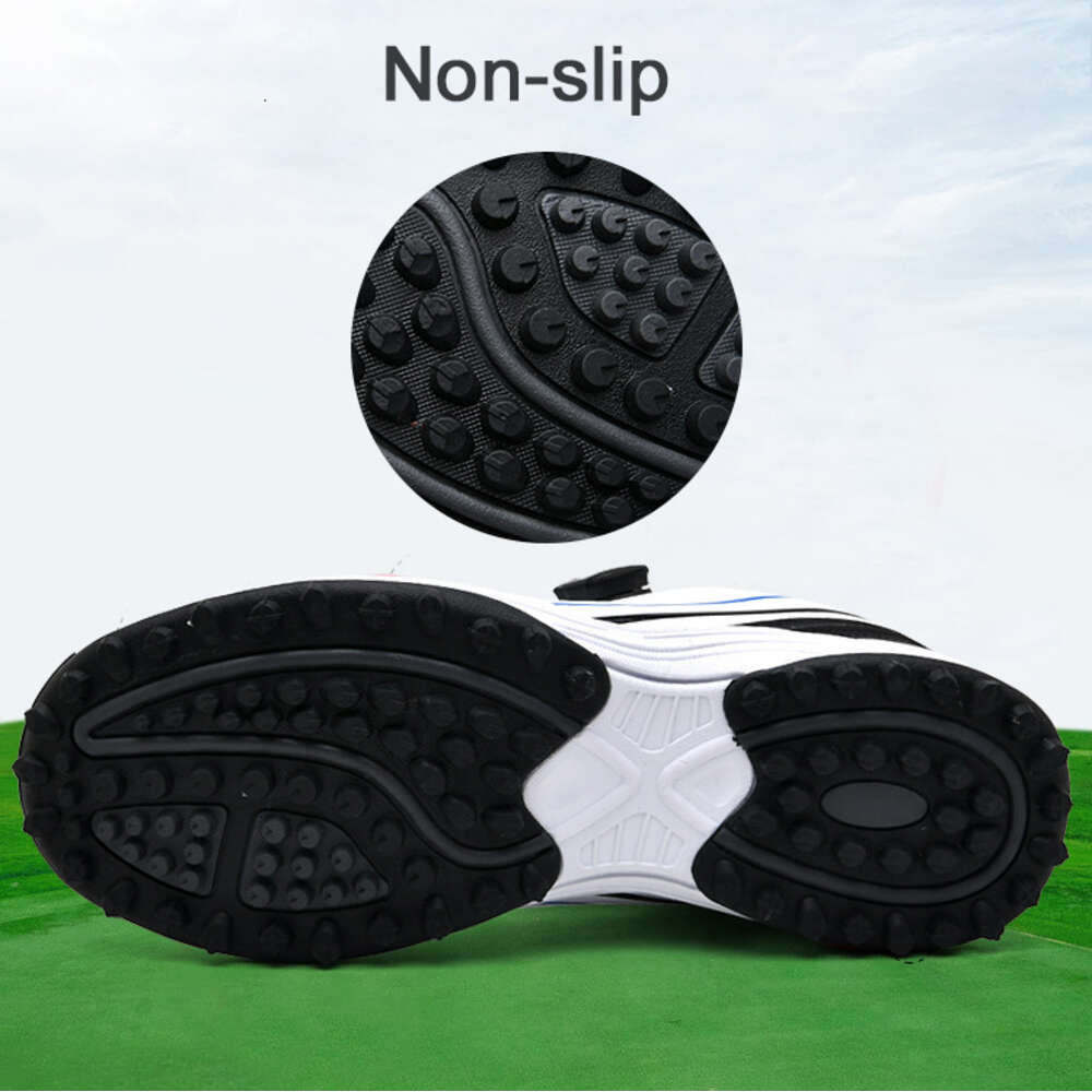 For Good New Quality Sport Shoe Mens Anti Slippery Spikes Golf Training Man Leather Walking Shoes Men Ddmysaturn