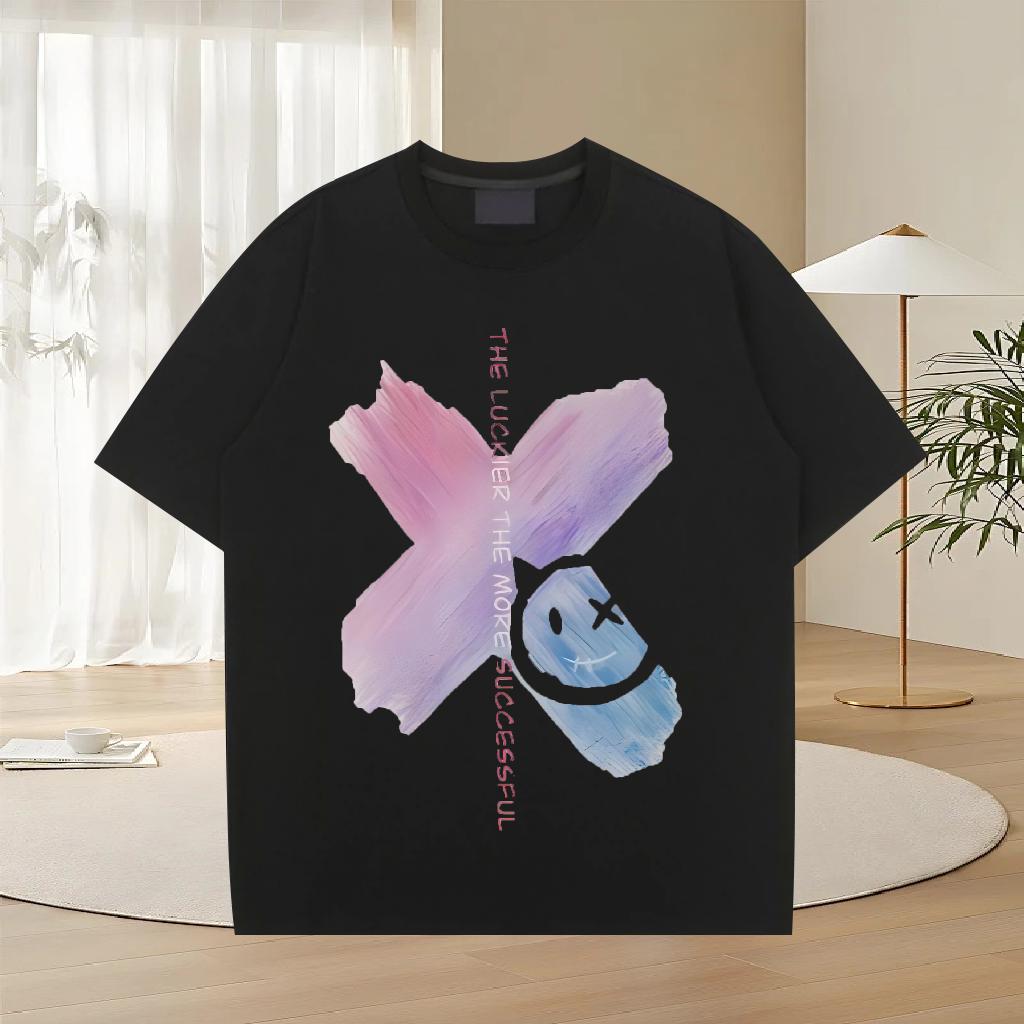 Cool Design T-Shirts Sport Cotton Breathable Short Sleeve Tshirt for Man Woman Casual New DIY Anime Tee Shirt