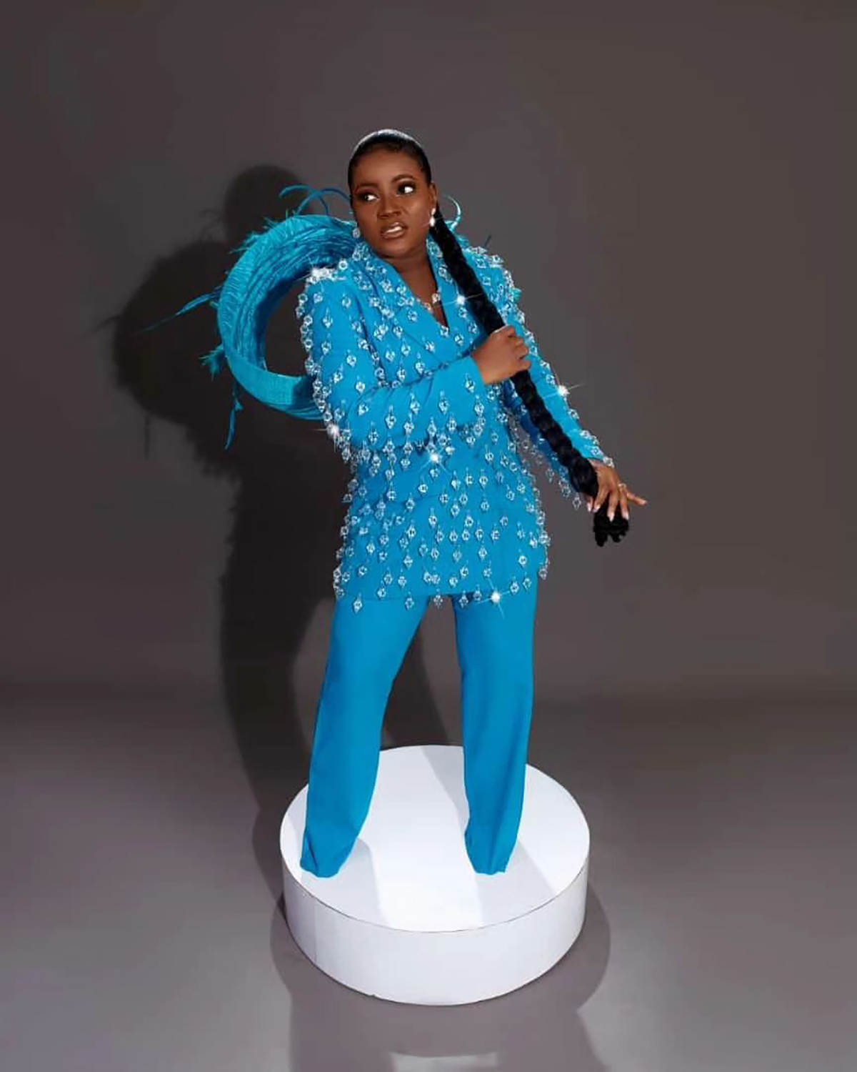 Exquisite Women Pants Suit Sets Large Crystal Formal Office Lady Prom Birthday Party Jacket Coat Custom Size 2 Pieces