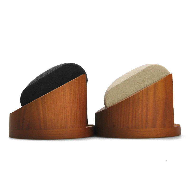 Oirlv Wooden Watch Display Stand With Pillow Watch Box Jewelry Display Stand Jewelry Organizer Pography Props 240531