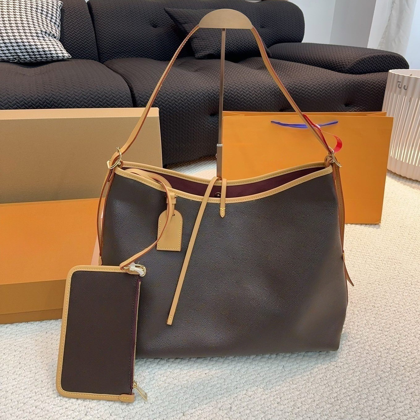 Designer bags handbag Women Leather Handbags Womens crossbody fashion Clutch Tote Shoulder embossing old flowers hobo bags Tote Shopping Bag with wallet