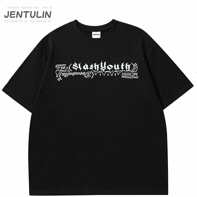 Men Tshirt Streetwear Japanese Harajuku Cartoon Angel Wings Graphic T-Shirt Summer HipHop T Shirt Anime Tops Tee Cotton Y2K 240530