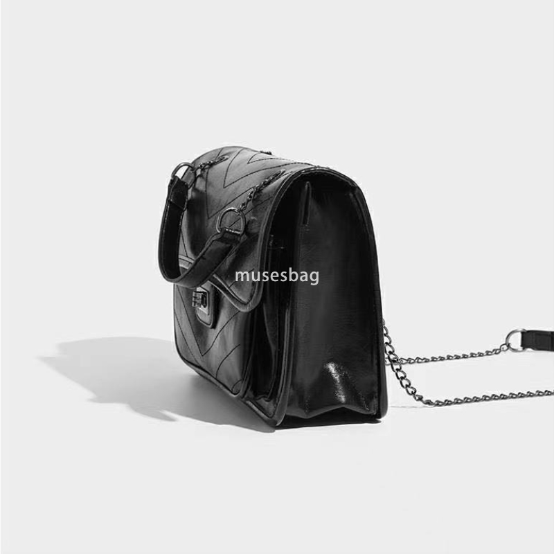 New fashionable shoulder bag casual and versatile handbag white city style crossbody bag niche underarm bag commuting women's bag