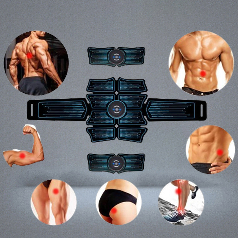 Sports Entertainment Vibration Belt Machine Ab Trainer EMS Abdominal Muscle Stimulator Toner Fitness Training Gear Home Gym Belt Q